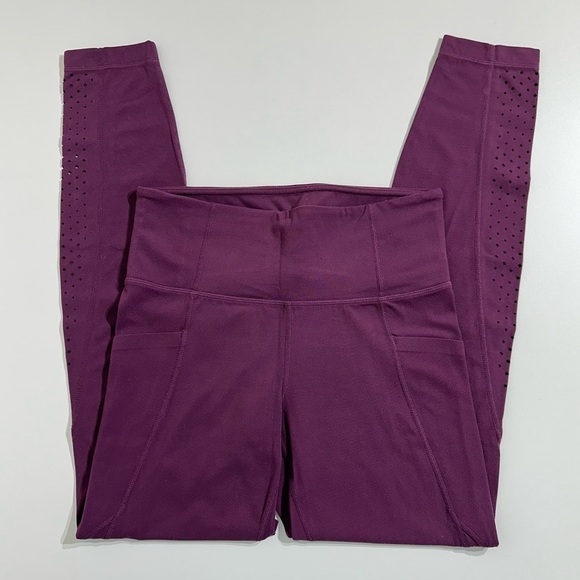Athleta Pants - Athleta High Rise Legging Burgundy Women’s S